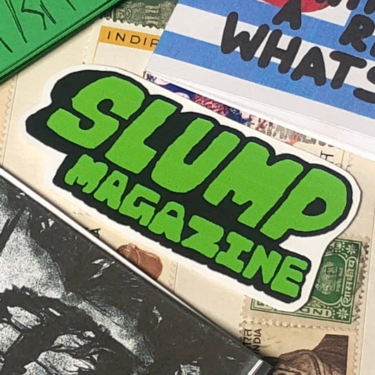 Bold Slump logo sticker