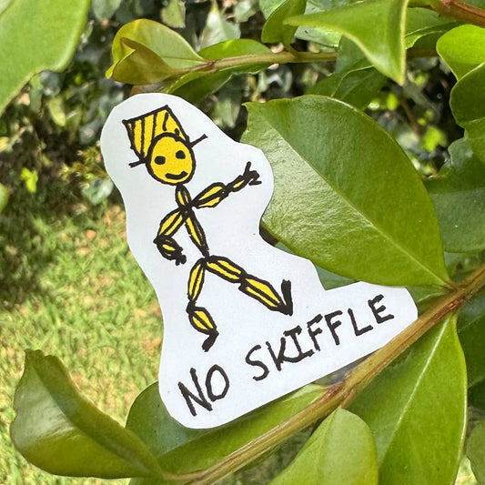 No Skiffle Sticker