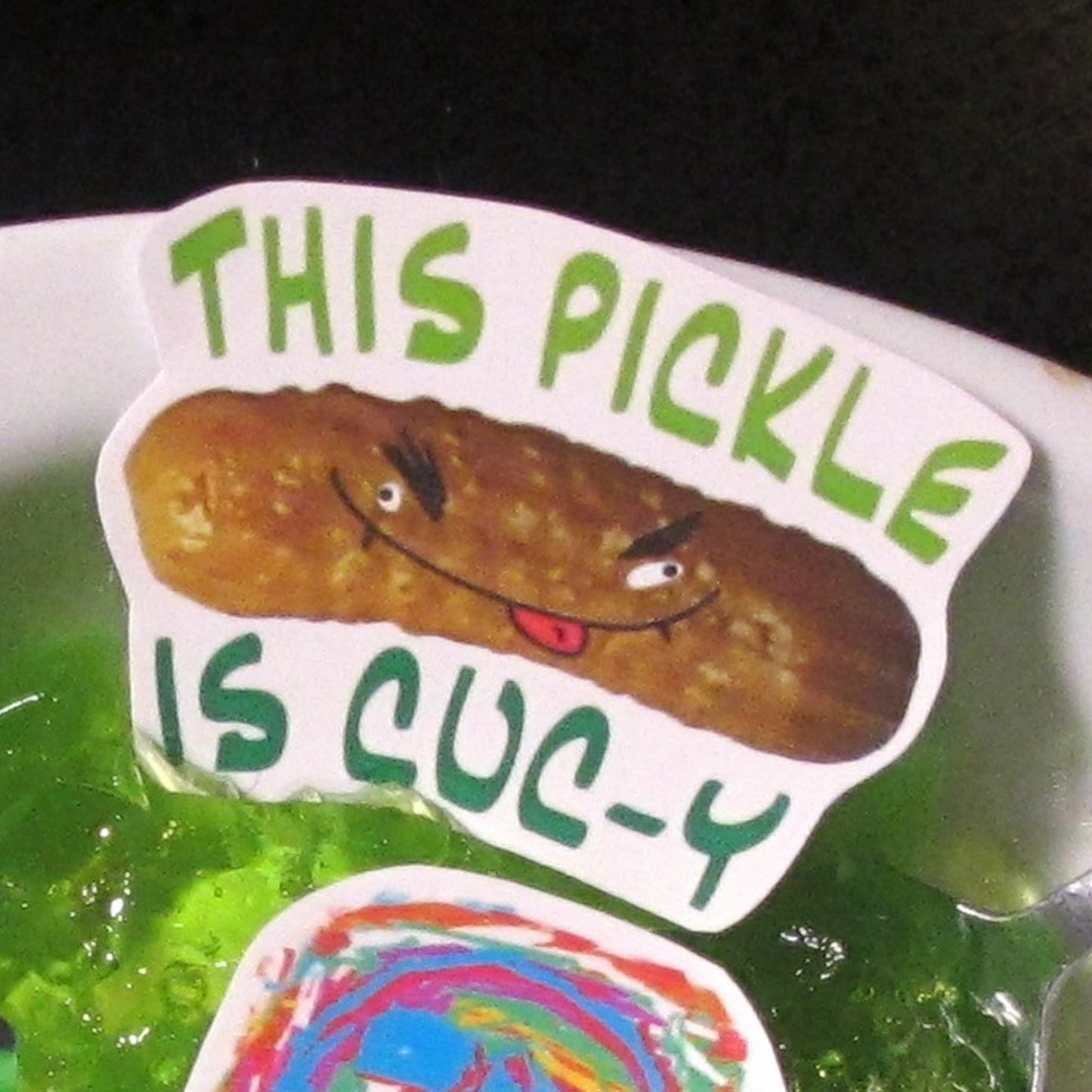 This Pickle Is Cuc-y Sticker