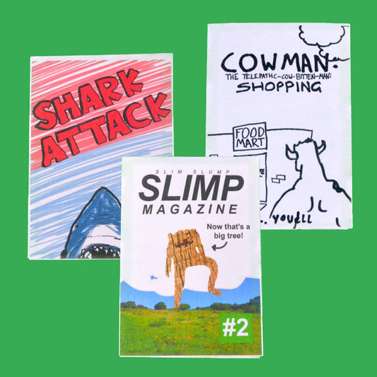 A Shark, A Cow and A Tree-Thing Zine Pack