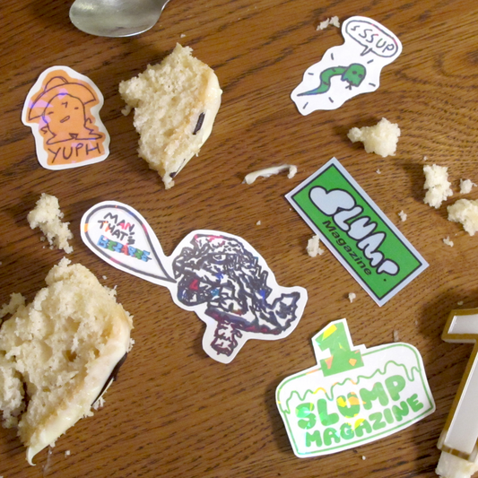 'Reptile Infested Cake' Sticker Pack