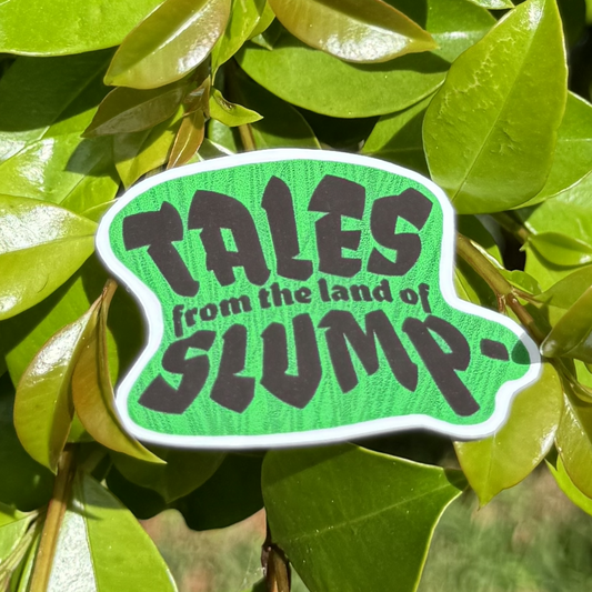 Tales from the land of Slump Logo sticker