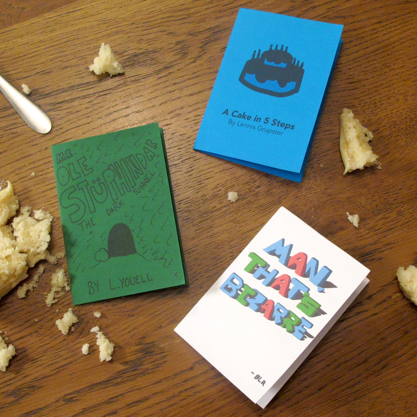 'Man, Cake in A Dark Tunnel' Zine Pack